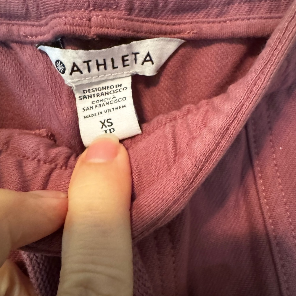 ‼️New Athleta Farallon Jogger Pants in mauvy/rose - Picture 3 of 3